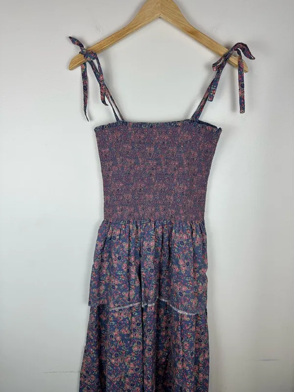 Loveshackfancy Caressa Tiered Floral Cottage‎ Farm Maxi Dress Women’s Sz Xs - Image 4