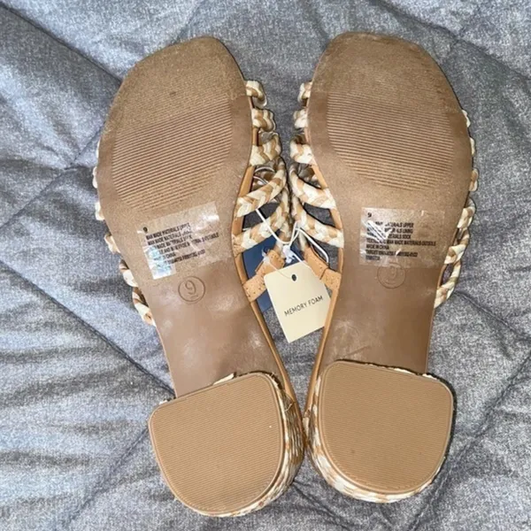 Universal Threads Women's Rachel Heels - Tan - Size 9 - Image 27