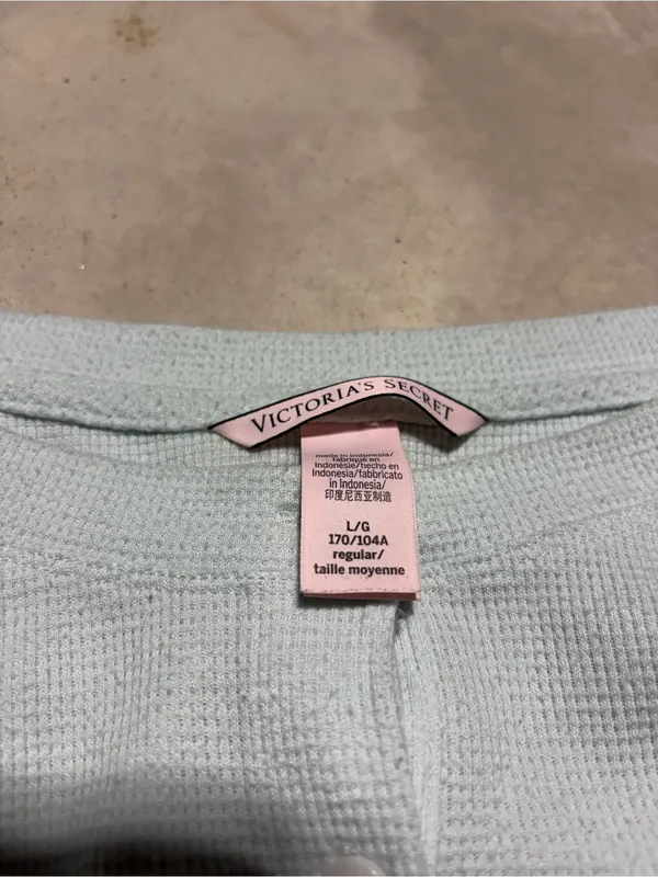 Victoria’s Secret Light Blue mint Pajama Set large - Image 2