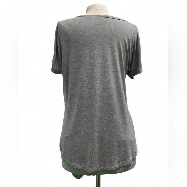 Honeydew USA Gray Short Sleeve Relaxed T-Shirt - Image 3