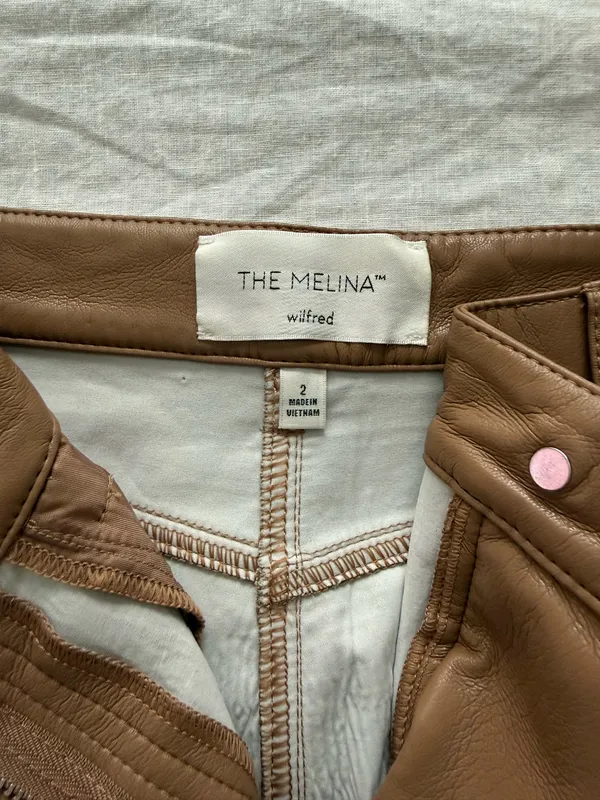 Aritzia Melina Leather Pant  - Image 3