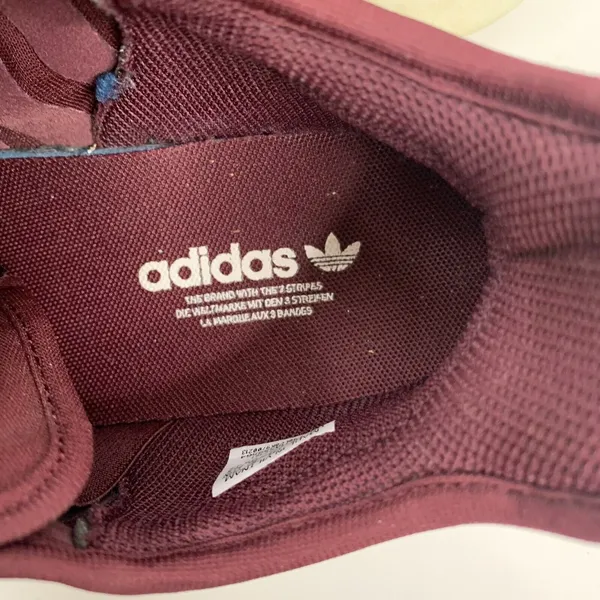 Adidas Size 10 Tubular Shadow Maroon Burgundy Knit Sneakers CQ2461 Low Top Shoe - Image 8