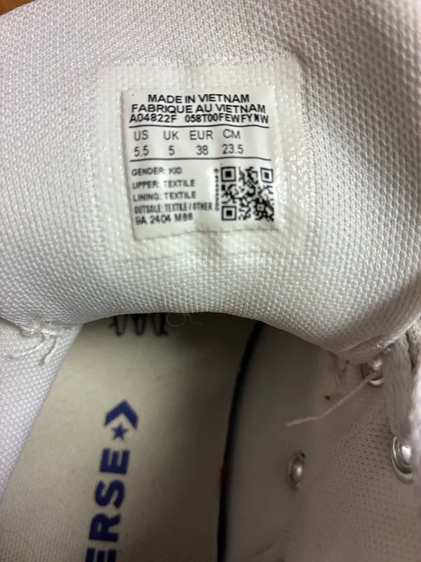 Converse White Mid-Top Sneakers - Image 5