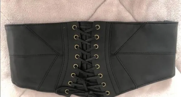 Black Corset Belt Steampunk New - Image 9