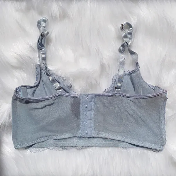 Rachael Ray Blue Lace Bra Size undefined - Image 2