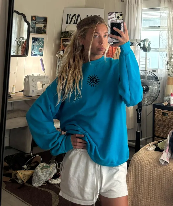 Blue Stoke Sweatshirt Size L - Image 2