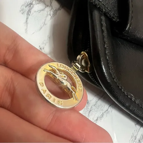 LONGCHAMP‎ Roseau Bamboo-Toggle Crossbody Bag - Image 11