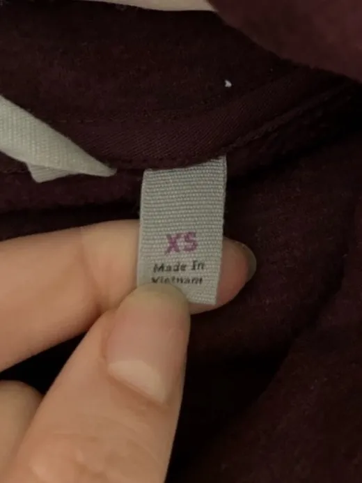 Athleta Cozy Karma Funnel Neck Sweatshirt in Plum Purple Size XS - Image 4