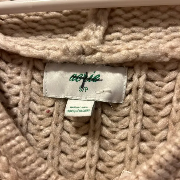 NWT aerie knit hoodie - Image 3
