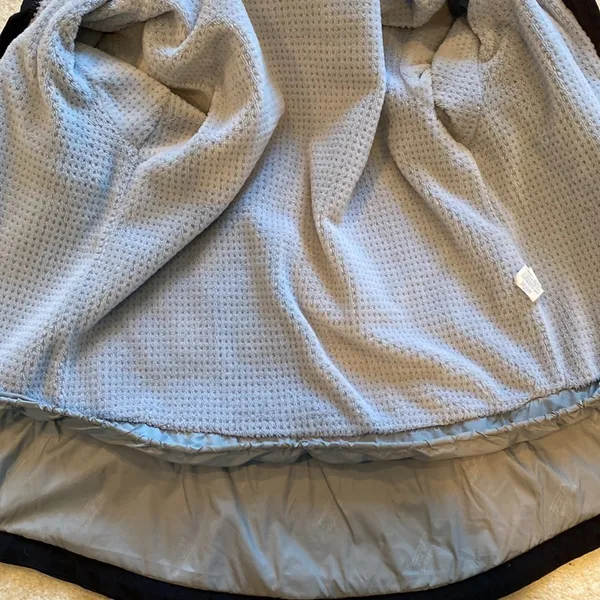 Patagonia black hooded fleece lined jacket size Small - Image 10