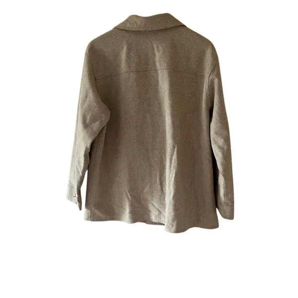 Linda Allard x Ellen Tracy 100% wool full zip women’s jacket size 14 - Image 4