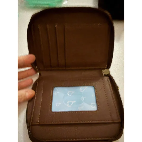 Disney Loungefly Toy Story‎ Woody Buzz Lightyear Bo Peep Brown Zip Wallet - Image 6
