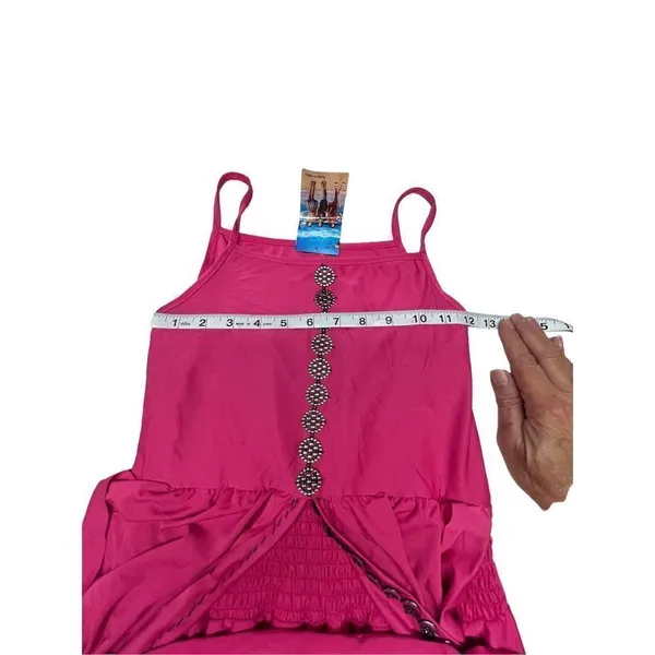 No brand *Maxi * Dress * Swimsuit Cover Up * Sz M Pink NWT - Image 5