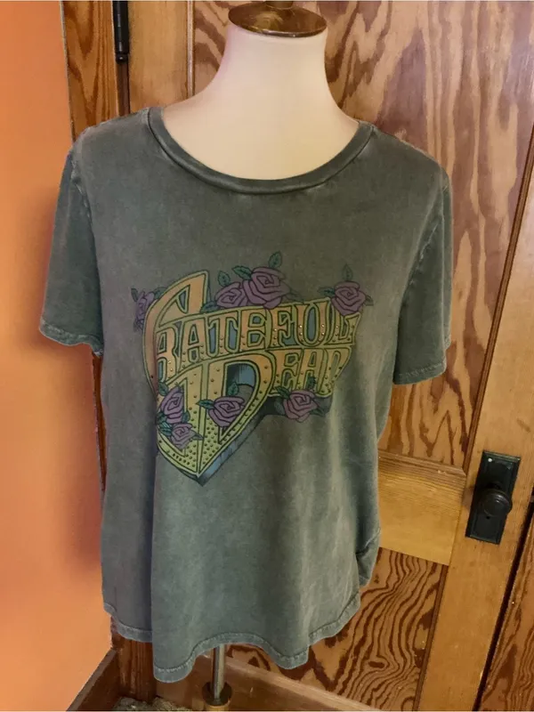 Lucky Brand Grateful Dead Studded Graphic Tee Women’s Large Band Shirt - Image 6