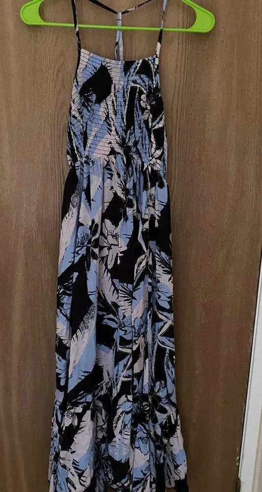 Free People intimately heat wave blue floral maxi dress - Image 2