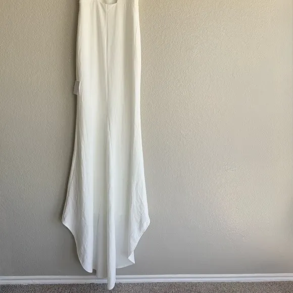 NEW LULUS Regal Classic White Sleeveless Twist-Back Maxi Dress SZ SMALL - Image 11