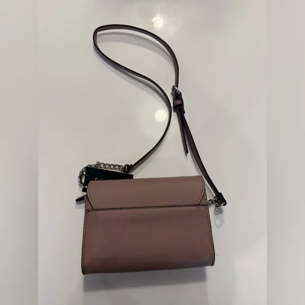 Steve Madden Mauve‎ Taupe Crossbody Bag with Adjustable Strap - Image 4