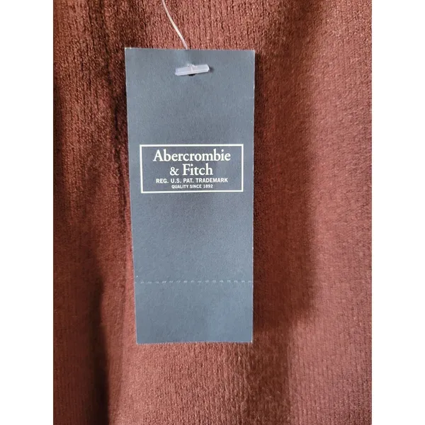Abercrombie & Fitch Soft A&F Collection Maroon Jogger Sweatpants Women’s Size S - Image 4