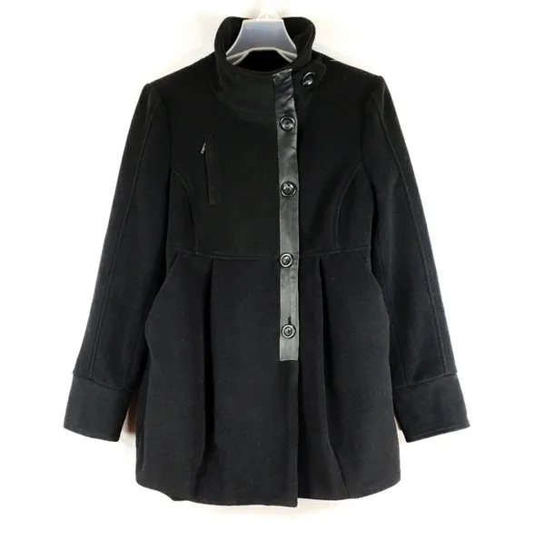 Anthropologie Silence + Noise Wool Blend Coat M - Image 2