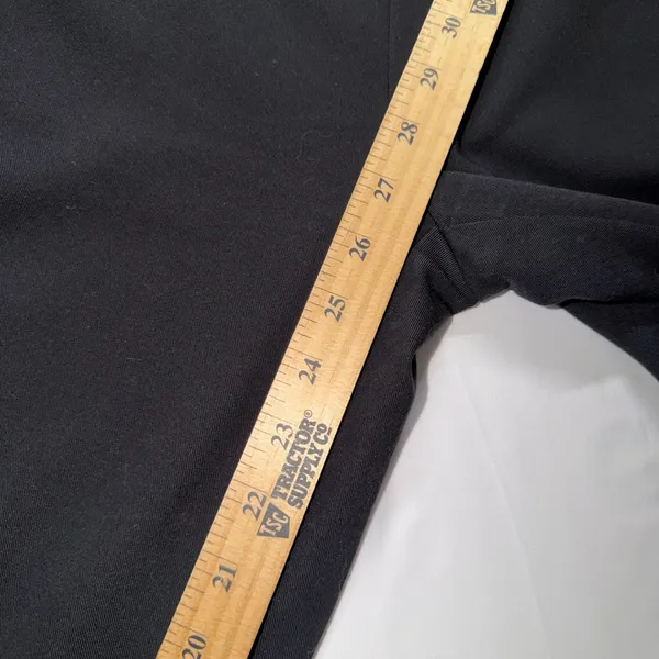 Ellison Sailor Pants Women‎ Large Black Gold Button High Rise Wide Leg Trousers - Image 7