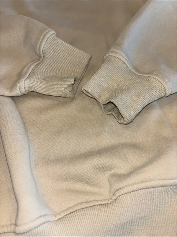 White Fox Boutique Beige Track Pants Joggers - Image 6