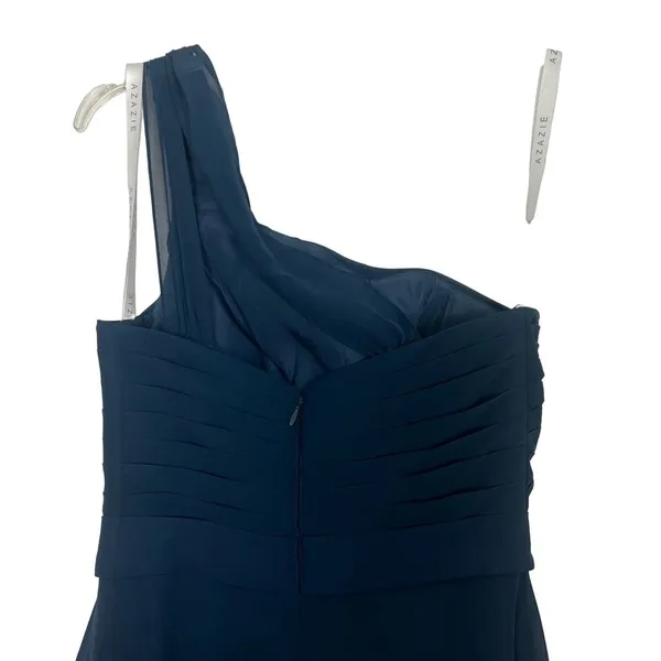 AZAZIE One Shoulder Navy Blue Maxi Dress Size XS - Image 10