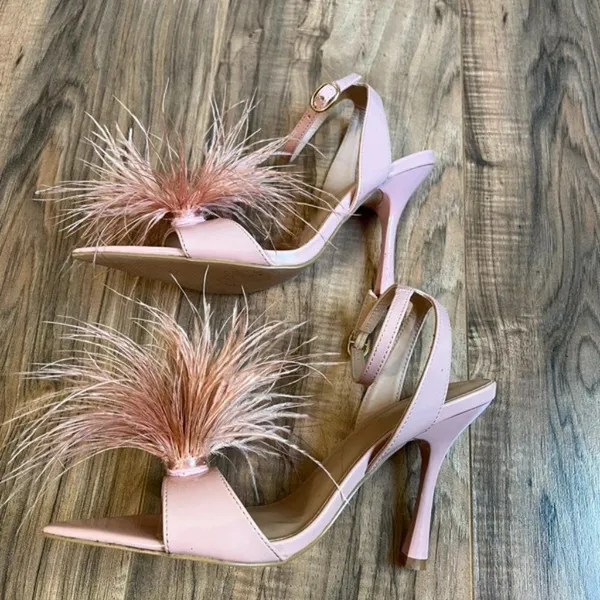 Lulu's‎ size 6 pink heels - Image 6