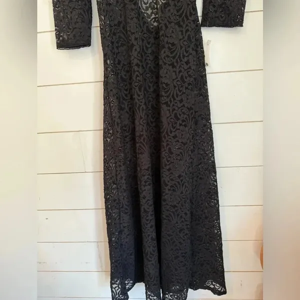 NWOT free people Adored Maxi in Black dress - Image 8