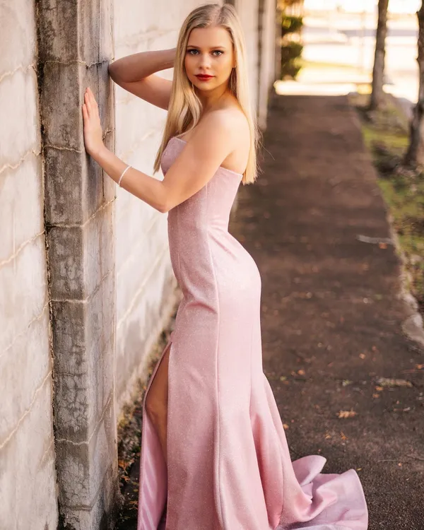 Sherri Hill Pink Dress - Image 3