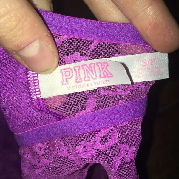 Victoria’s Secret S purple lace wireless bralette - Image 3
