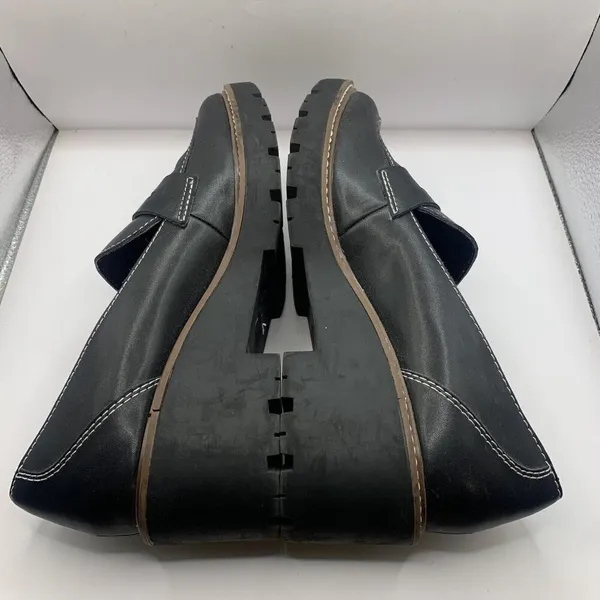Blondo Dulce Waterproof Women's platform Loafers chunky size 9.5 black E6 - Image 6