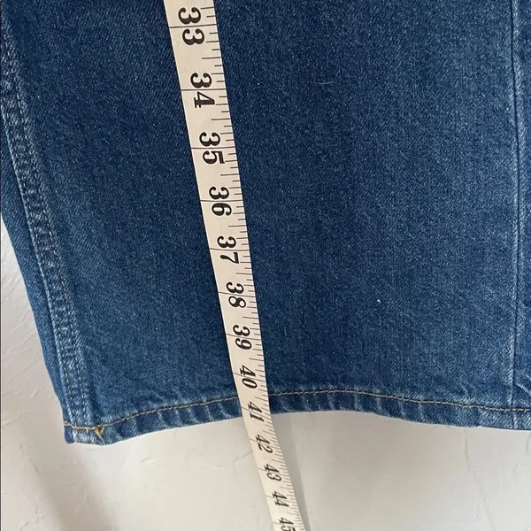 Free People We the Free Blue Flare Women's Jeans Minimalist Boho Work Waist 27” - Image 12