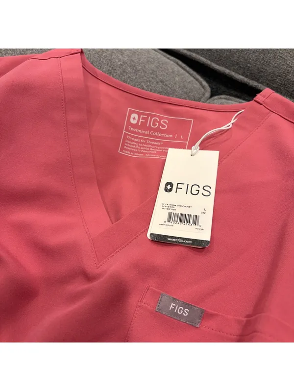 Figs Catarina One Pocket Scrub Top Quartz BCA Rare Limited Edition Large NWT - Image 6