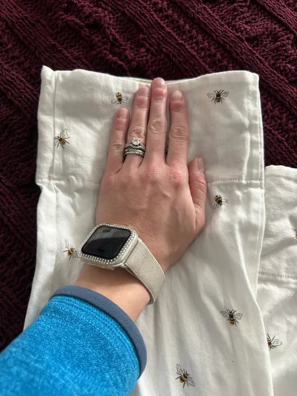 {SOPHIE ALLPORT} White Bee Print Cotton Pajama Pants - Image 5