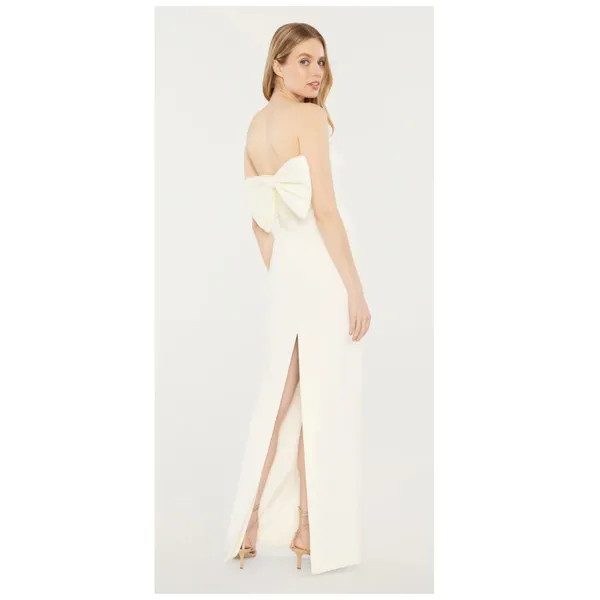 NEW LIKELY Helen Strapless Gown in White Size 8 - Image 4