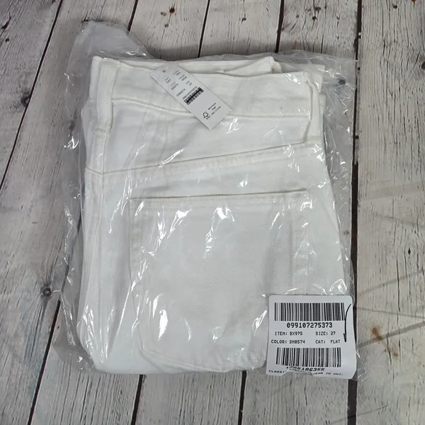 J. Crew Classic straight jean in‎ white 27 NWT - Image 12
