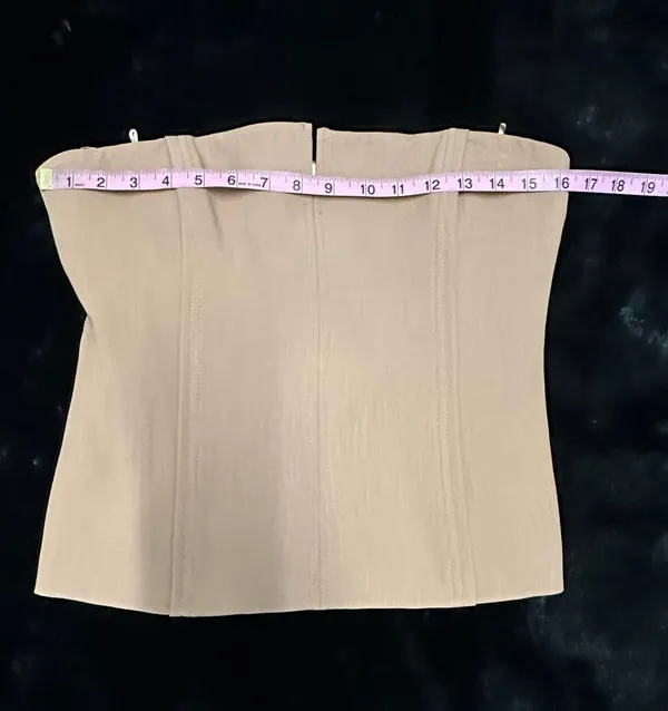 ZARA Beige/Tan  Bustier - Image 3