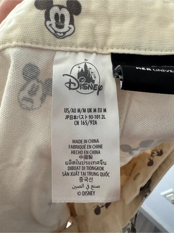 Disney Parks NWOT Her Universe Mickey Mouse Short Overalls - Image 9