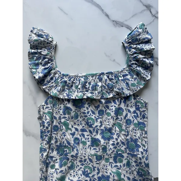 Tuckernuck Hello Dobson The Margaret Flutter Sleeve Floral Dress Sz XS Feminine Chic Modest - Image 8