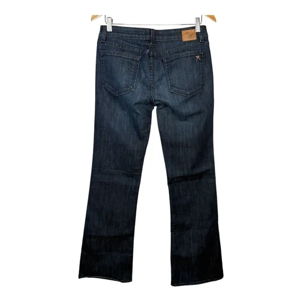 Raven Denim Custom Fit Jeans Womens 29 Dark‎ Blue Straight Leg Made in USA - Image 6