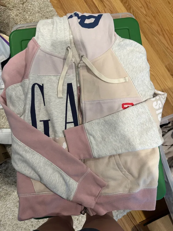 GAP Logo Remix Zip Up Hoodie - Image 6