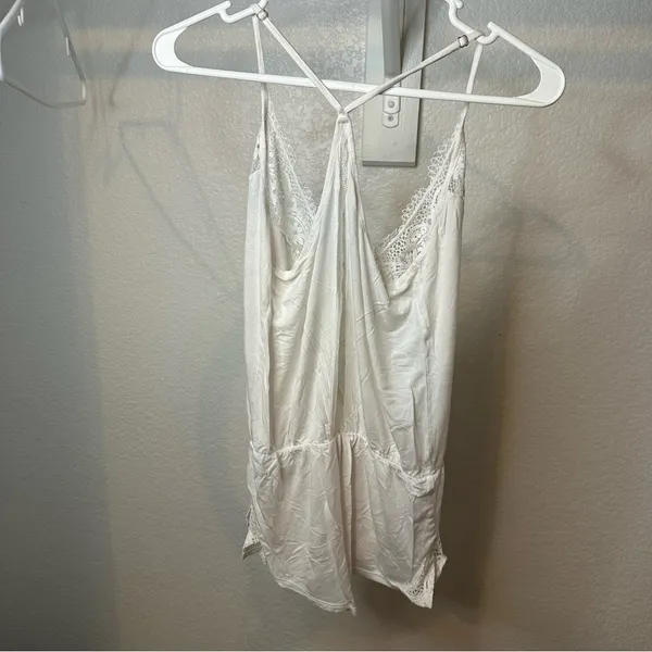 Victoria's Secret Cream Lace Romper - Image 2