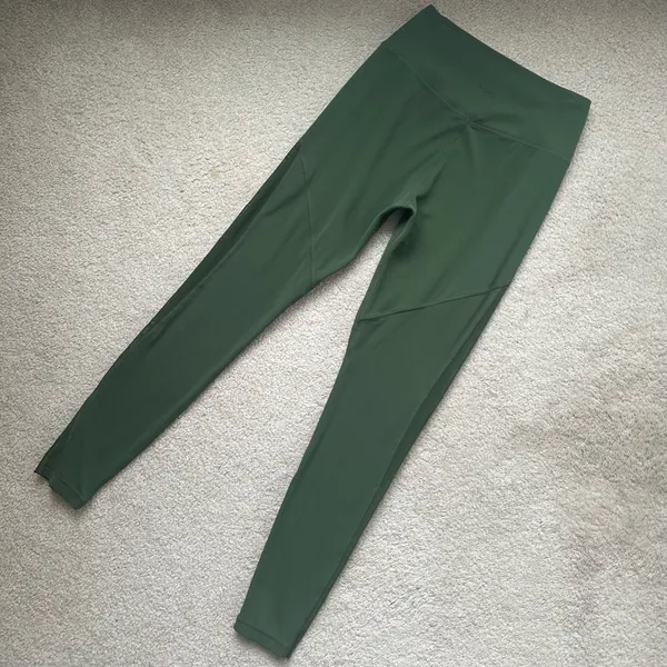 stori Green Full Length Workout Leggings Size 6 - Image 2