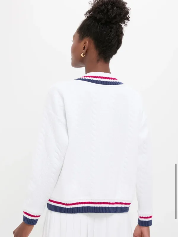 Tuckernuck Americana Cable Tucker Pullover Sweatshirt TNuck Sport XS - Image 4