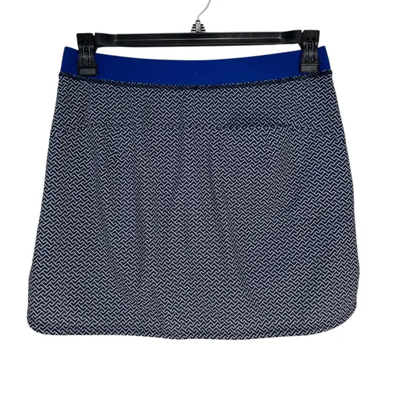 RLX Ralph Lauren Womens Golf Skirt Skort Geometric Print‎ Navy Blue Size S - Image 7