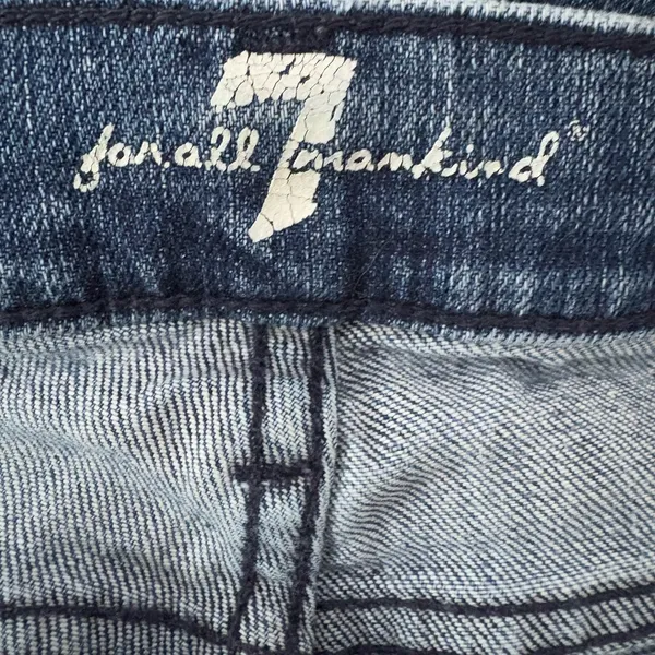 7 For All Mankind Straight Leg Jeans‎ Size 27 - Image 8