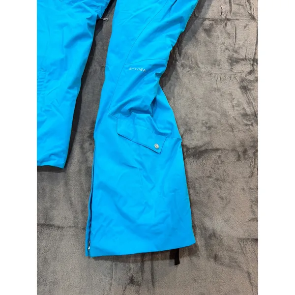 Spyder Ski Pants Womens Blue Primaloft Insulated Snow Trousers Size 8 - Image 13