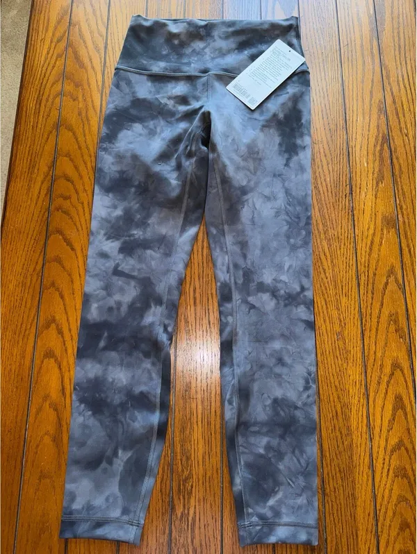 Lululemon Wunder Train High Rise 25” Diamond Dye Graphite Grey Size 6 NWT - Image 2