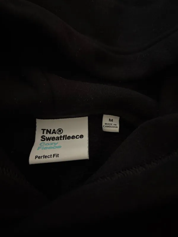 Aritzia TNA Cozy Fleece perfect fit Hoodie - Image 2