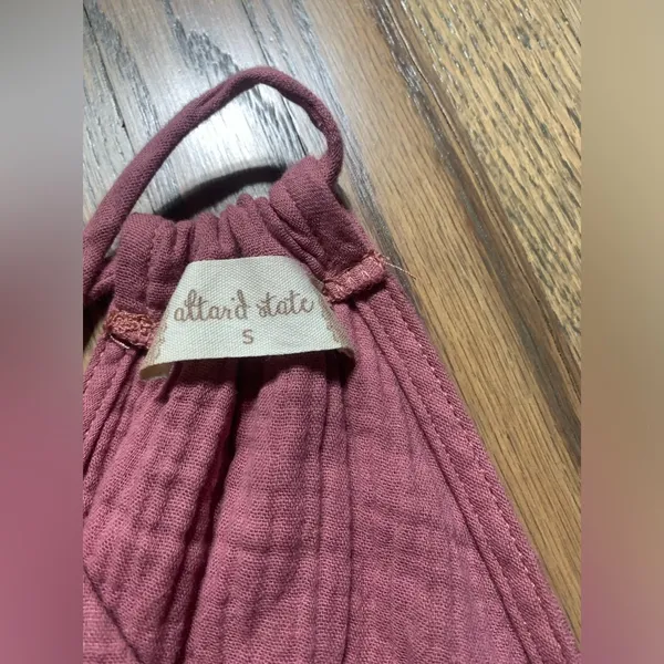 NWT Altar’d state cotton rose tank top small - Image 4